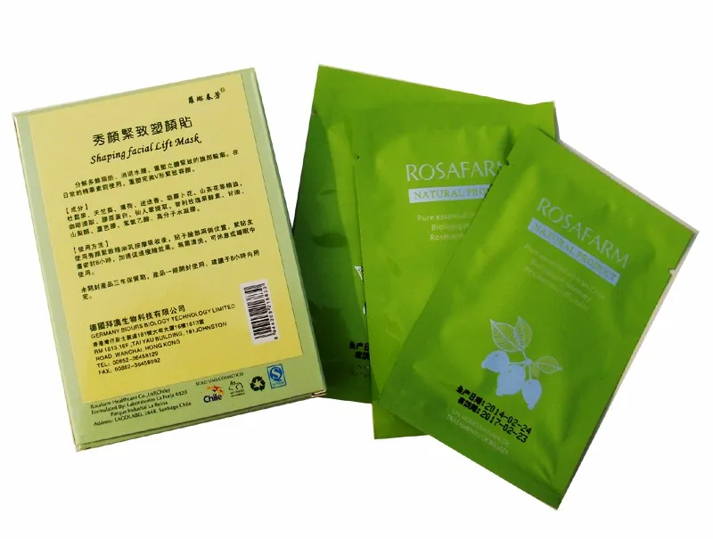 12 шт/6 мешков накладки для похудения лица на щеки смягчающие отеки клейкий лист