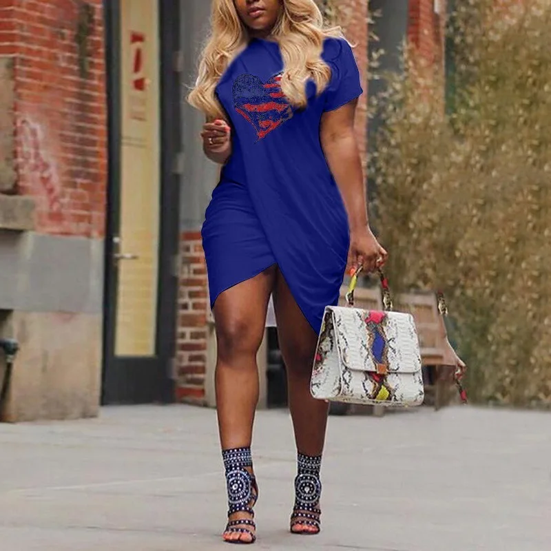 Женское платье футболка с коротким рукавом размеры до 5XL|Женские платья| |