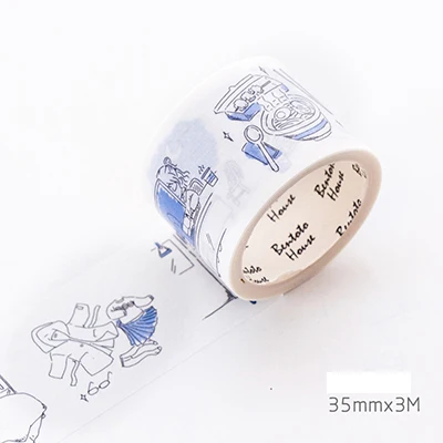 3,5 см* 5 м бентодомик для девочек Серия васи лента diy Украшение для скрапбукинга маскирующая лента клейкая лента - Цвет: 02