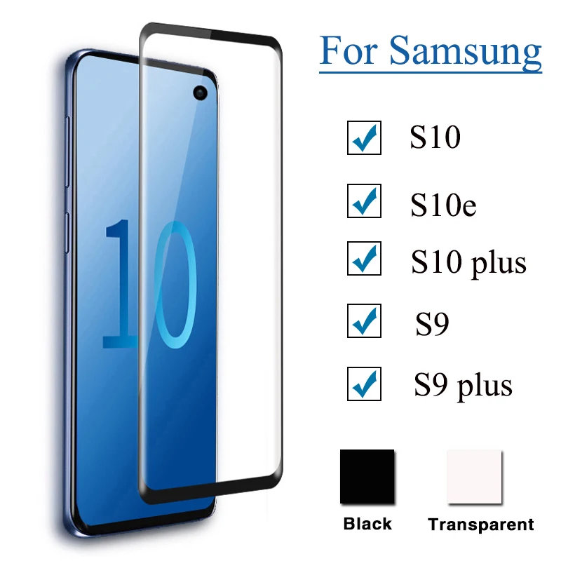

3D Защитное стекло для Samsung Galaxy S10 S9 Plus S10e закаленное стекло Samsun Galax Gelaxy S10 9 10 S 9S Gs10 пленка