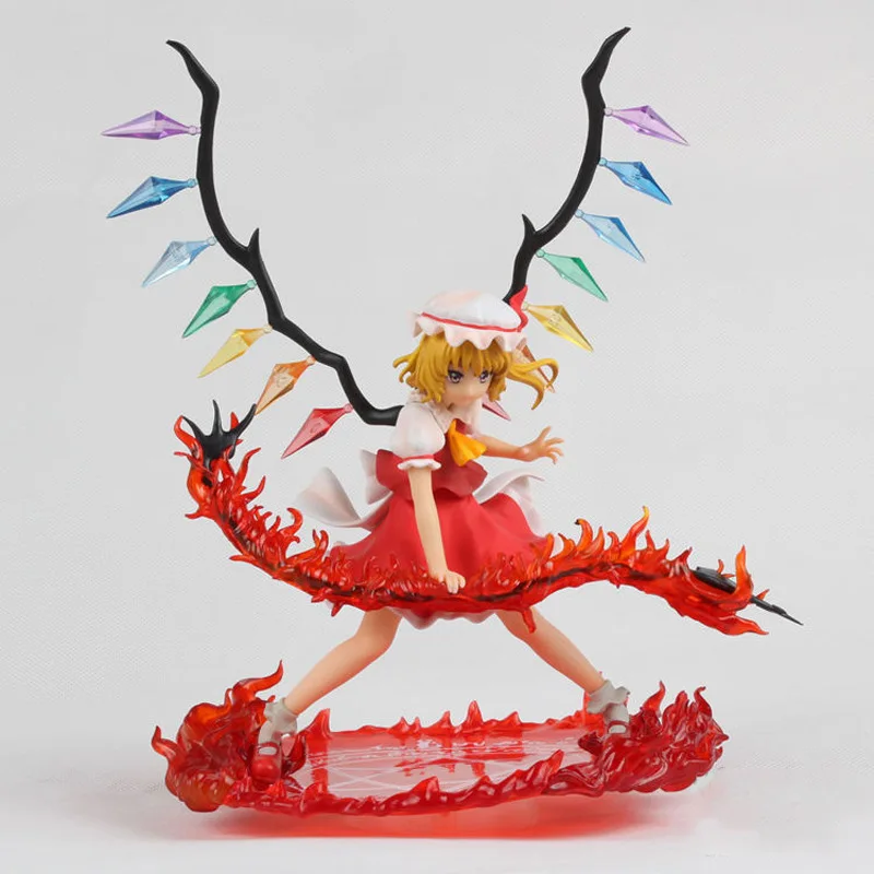 TouHou Project Flandre Red Save Ver Япония аниме фигурка 25 см 1/7 масштаб окрашенная фигура модель