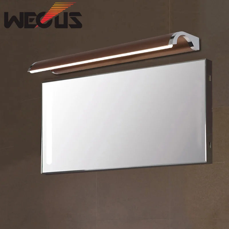 Кофе косметическое зеркало светодио дный лампа LED Мода Ванная комната настенный