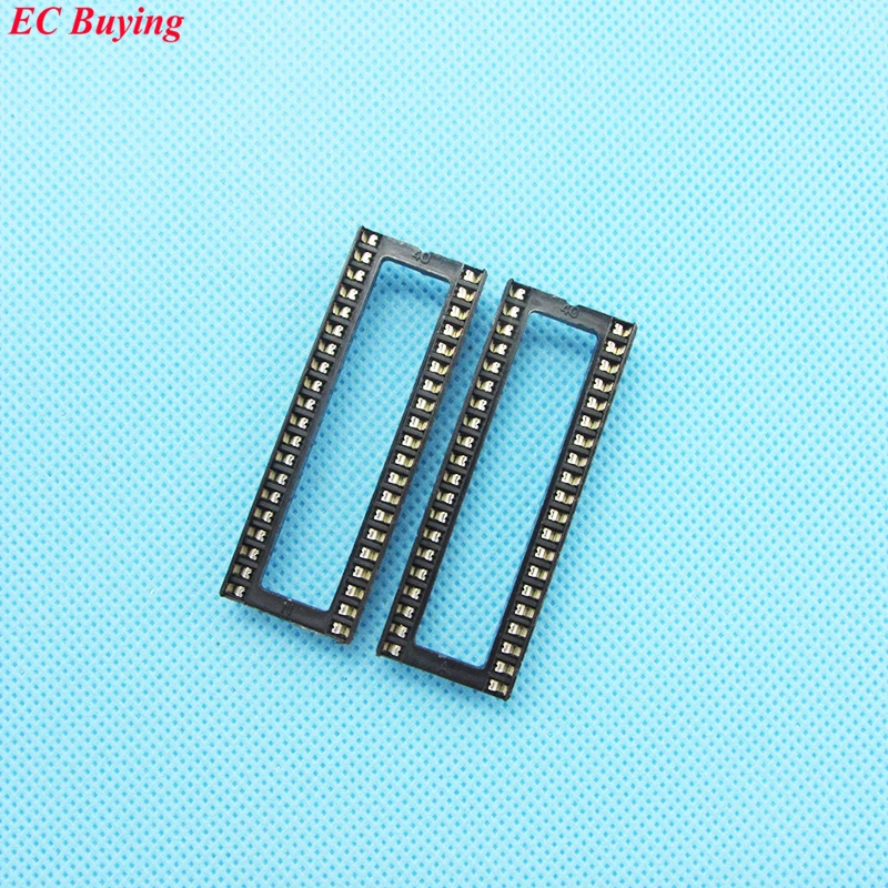 12 шт./лот DIP IC гнездо 40 P адаптер Держатель Тип контактный разъем|Интегральные