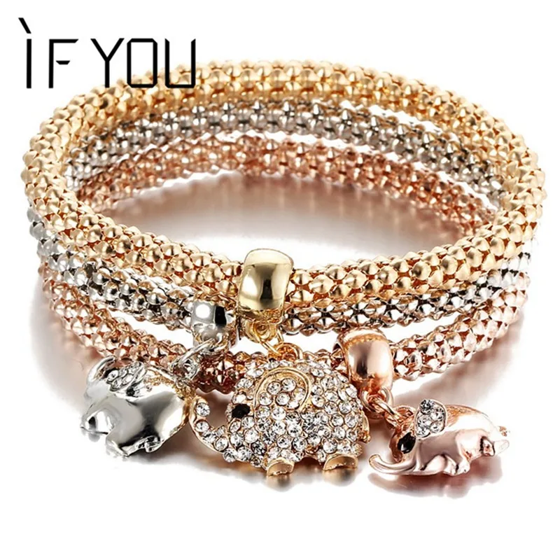 Женский многоуровневый браслет IF YOU 3 шт./компл. высококачественный Эластичный