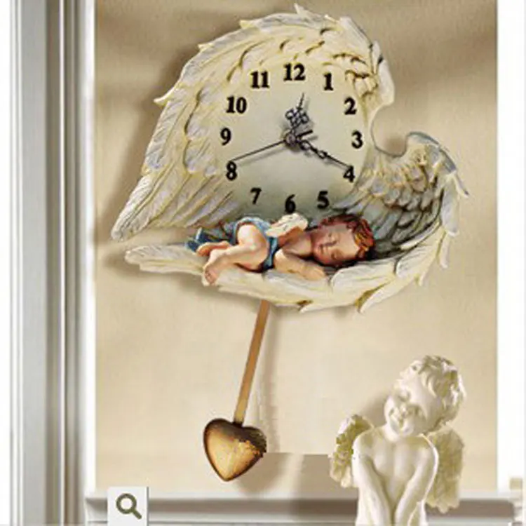 Модные настенные часы в деревенском стиле беззвучные angel современные модные