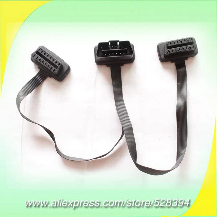 Сверхтонкие высококачественные удлинительные кабели OBDII с прямым углом OBD II 2 16 pin