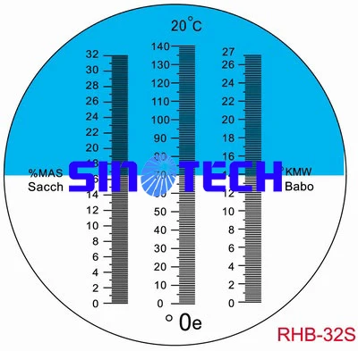 Бесплатная доставка Портативный refratometro 0 140 Oe 27 KMW (Babo) 32% Brix (Sacch.) Вино/Oe brix