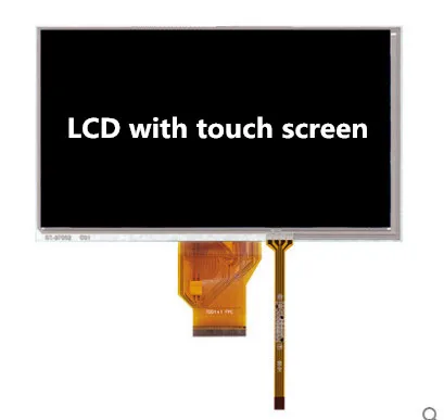 LCD with touch 7 дюймов ЖК-дисплей экран сенсорный экран панель AT070TN94 AT070TN93 AT070TN90 92 v.x автомобильный dvd-навигатор ЖК-дисплей запасные части - Цвет: LCD with touch