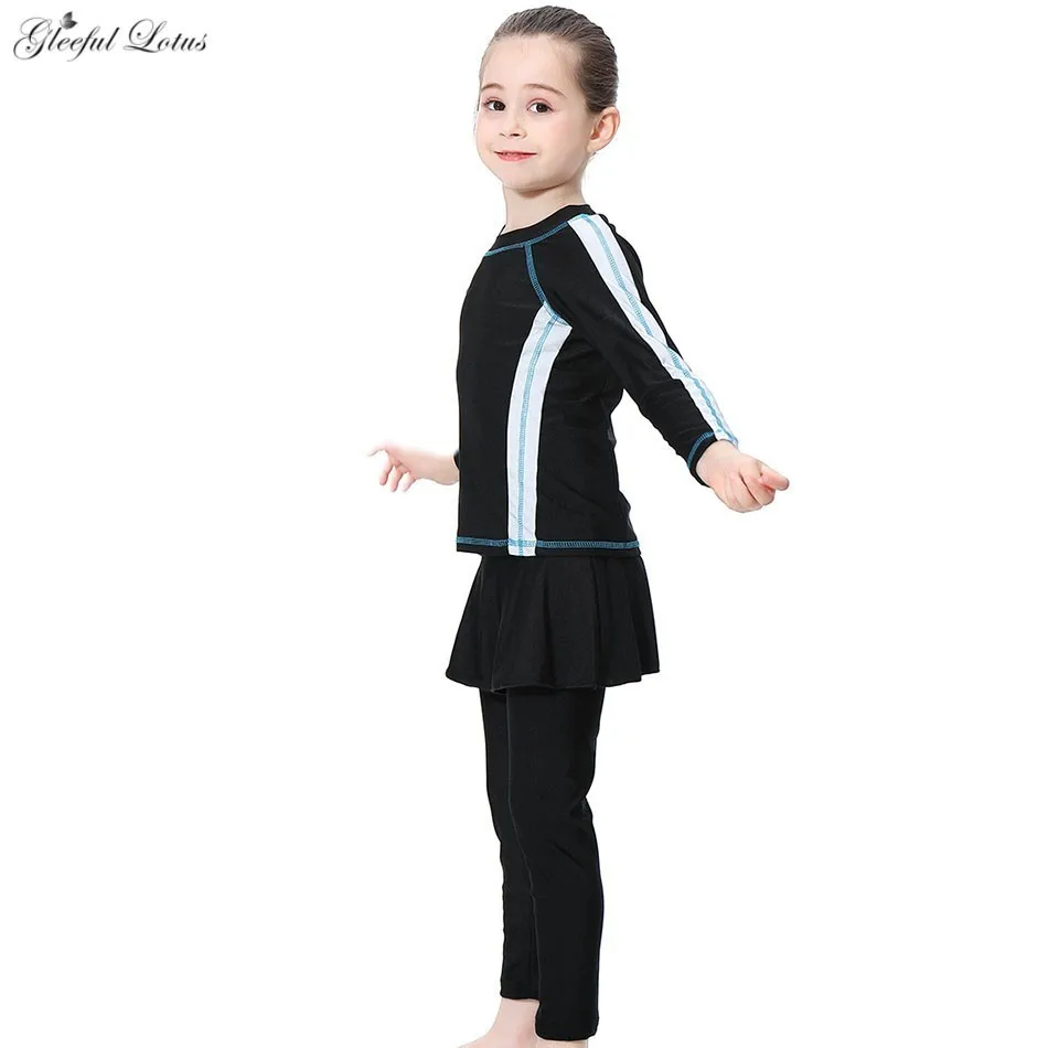 Мусульманский купальный костюм для девочек мусульманский скромный купальник Hajib