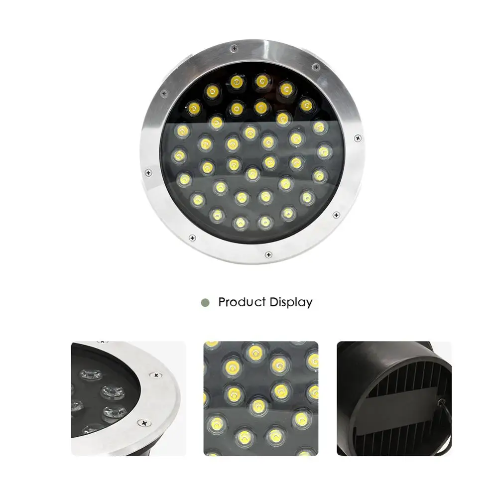 Светодиодный AC85-265V подземный светильник IP68 RGB Открытый из нержавеющей стали водонепроницаемый утопленный погребенный Точечный светильник для лестницы садовая дорожка квадратная лампа