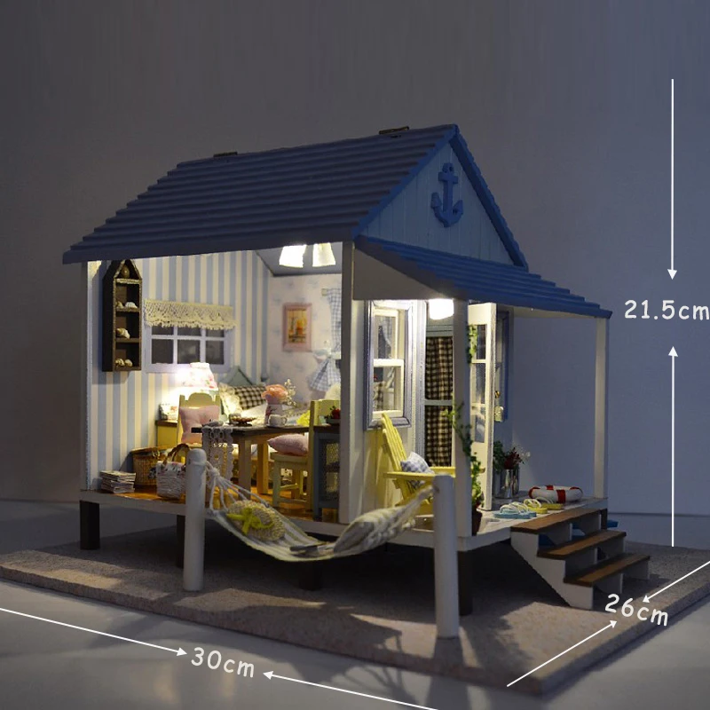 Muebles де Каса де муньекас миниатура муньека casas Miniatura муньекас де Мадера хехо а Мано juguetes para nignos Regal A017