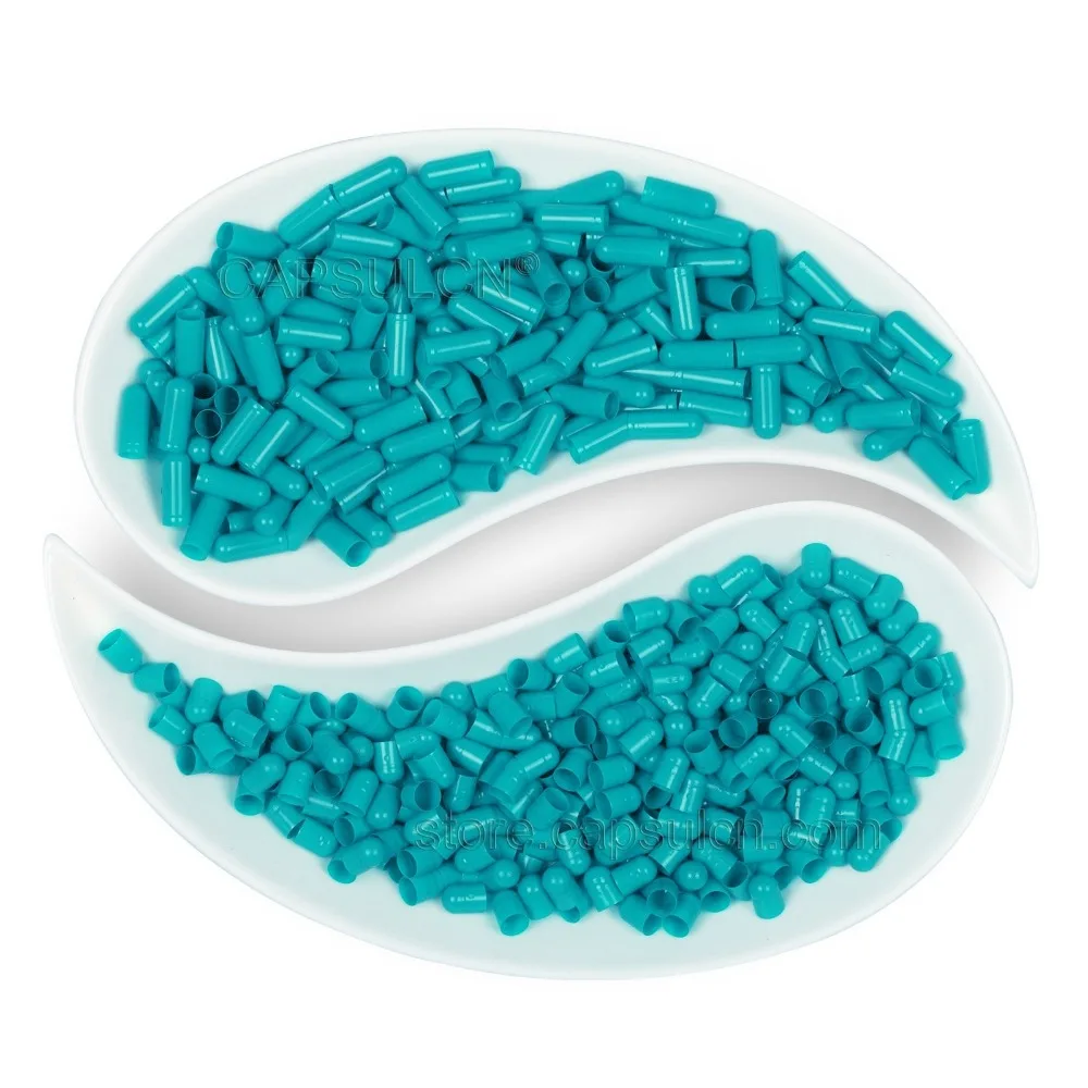 (Размер 4) 5000 шт/коробка синий пустые водоросли полисахарид желатин Соединенные