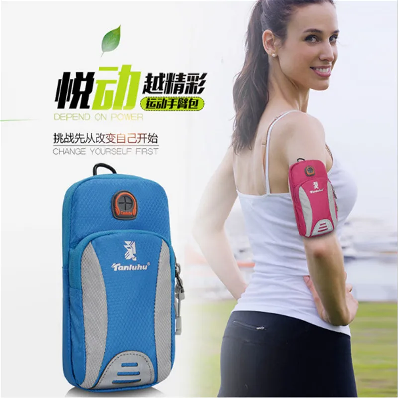 

Сумка для бега TANLUHU 377 нейлоновая спортивная сумка для телефона чехол для мужчин женщин мужчин Регулируемая сумка на запястье сумка на руку