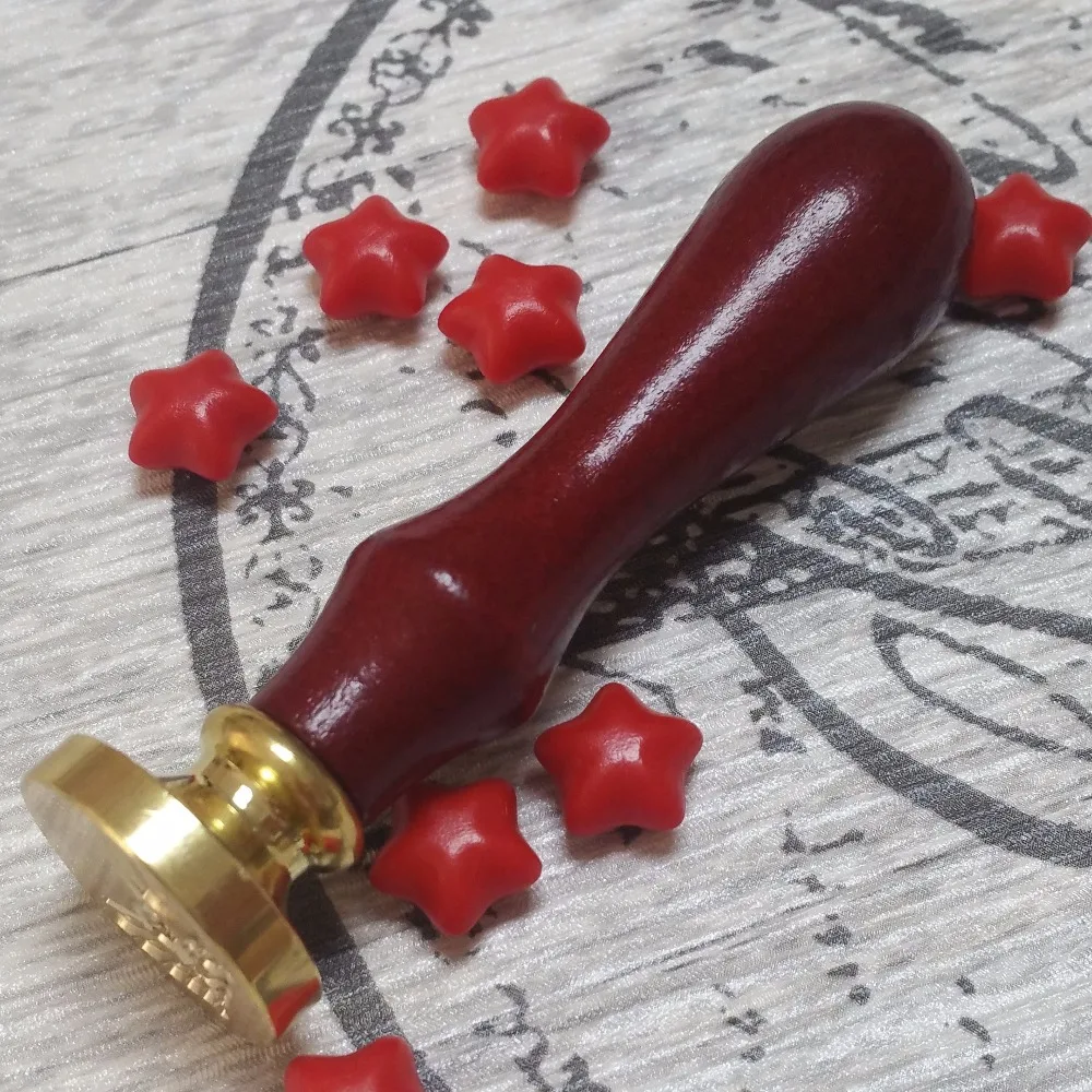 Два с рисунком в виде букв датой свадьбы индивидуальная восковая печать штамп