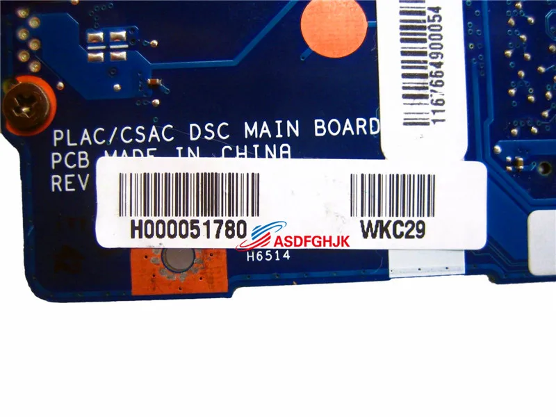 Оригинальная материнская плата для Toshiba Satellite C850D C855D L850D L855D H000051780 площадка CSAC DSC
