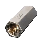 Brass 14'' Threaded BSPP Female Full Port One Way Air Check Gas Oil Water Valve