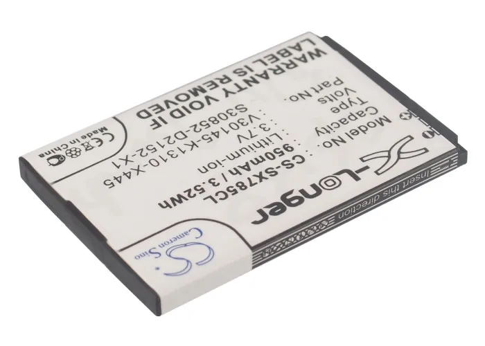 Аккумулятор Cameron Sino 950 мАч для Siemens Gigaset L400A, L400H, SL400, SL780, SL785, SL788, SL78H, X656, OpenStage SL4