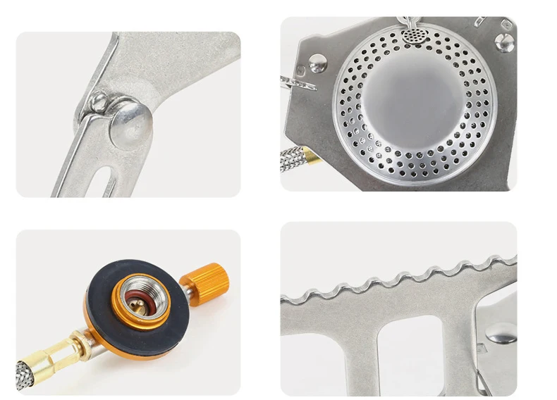 Портативная уличная Складная газовая плита для кемпинга пешего туризма пикника