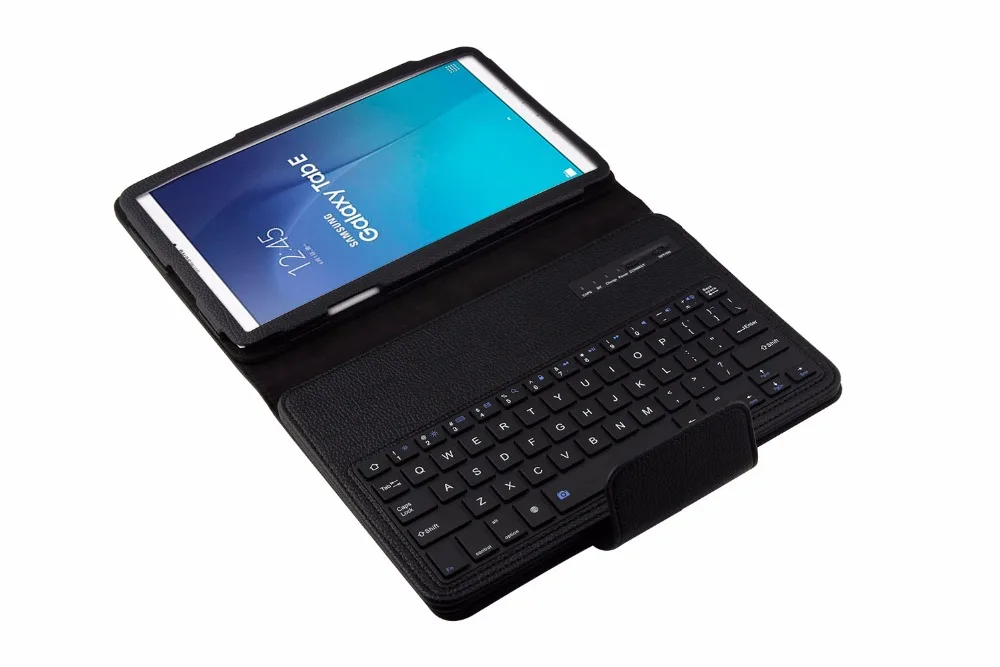 Кожаный чехол для Samsung Tab E 9 6 T560 T562 T561 с удаляемым рисунком личи и беспроводной