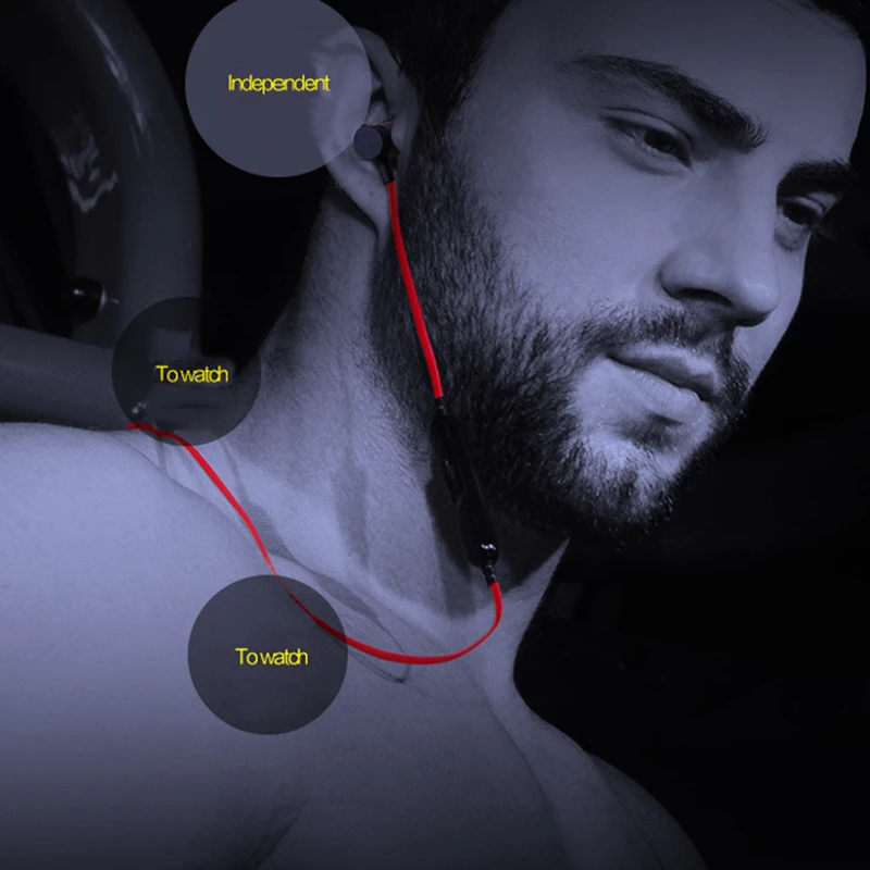 Ollly Беспроводной Спортивные наушники Bluetooth с микрофоном стерео гарнитура Шум