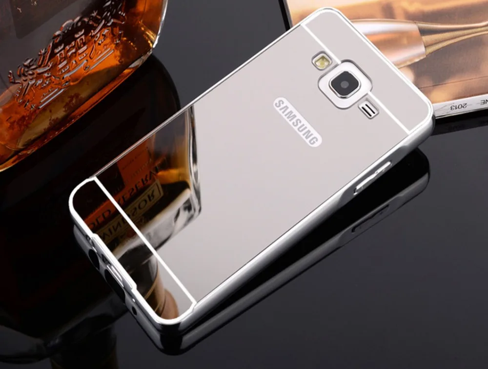 Для Samsung Galaxy A3 A5 A7 J7 2015 чехол A300 A500 A700 J700 J710 золотое покрытие алюминиевая