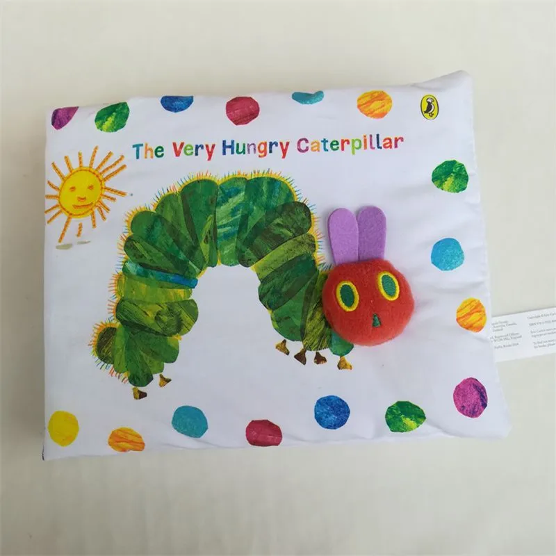 

New Cloth book THE VERY HUNGRY CATERPILLAR by Eric Carle Educational English picture Book toy For Baby Kids And Small Children