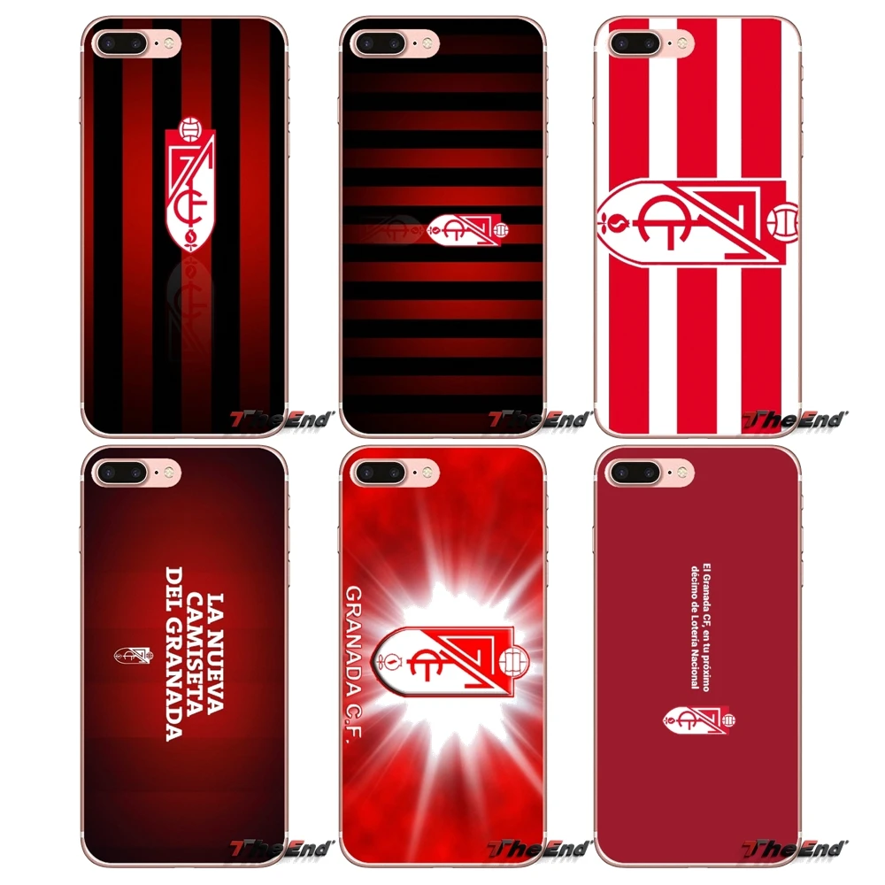 Чехол для iPhone X 4 4S 5 5S 5C SE 6 6S 7 8 Plus Samsung Galaxy J1 J3 J5 J7 A3 A5 2016 2017 Granada CF с логотипом La Liga