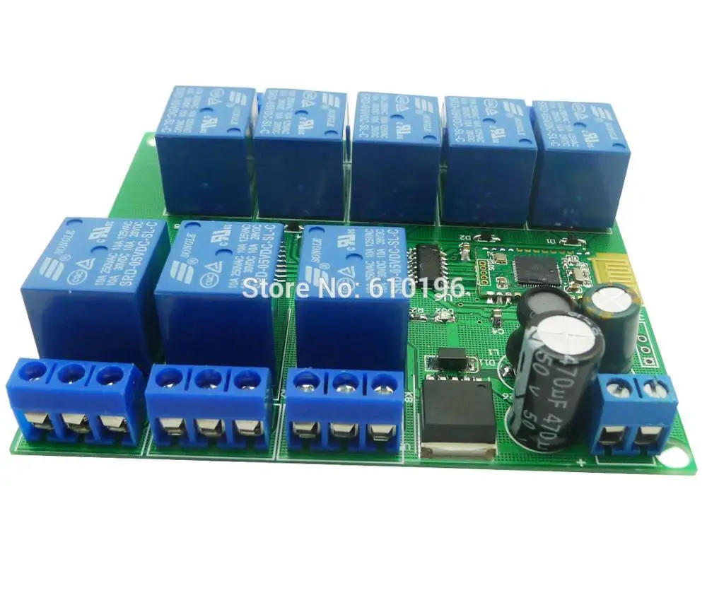 Релейный модуль Bluetooth 8 канальный 4 0 BLE для Apple Android Phone IOT|relay module|bluetooth relayble 4.0 |
