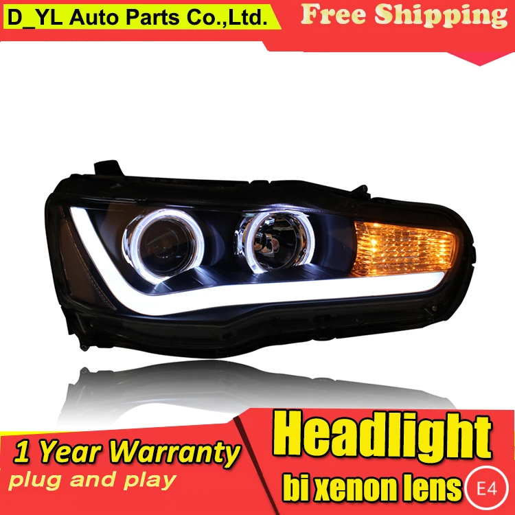 

Car Styling Headlights for Lancer EX 09-15 LED Headlight for Lancer EX Head Lamp LED Daytime Running Light LED DRL Bi-Xenon HID