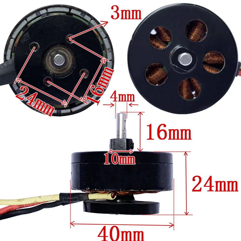 2 шт. N4006 950KV бесщеточный двигатель для вертолета для FPV Racer DIY гоночный Дрон FPV для гоночной игры