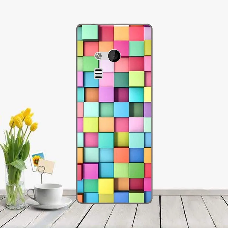 J22 Мягкие силиконовые с рисунком, чехол для телефона, чехол для Nokia 216, две sim-карты, цветные задние Чехлы, Coque Para, чехлы с цветами, оболочка - Цвет: J22