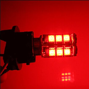 SCOE W21W DC12V 2x30SMD 5050 светодиодный дополнительный стоп сигнал Автомобильный Стайлинг