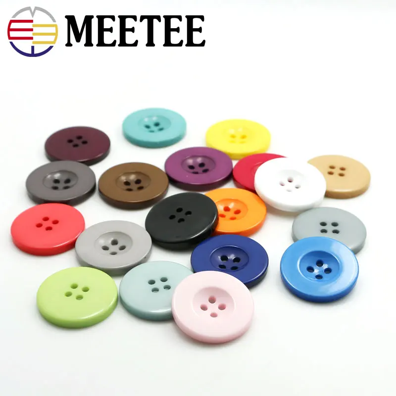 200pcs Costura Sewing 15mm Resin Button Buttons Wholesale Fashion Candy Color Four Eyes Wide Children Buckle C5-2 | Дом и сад
