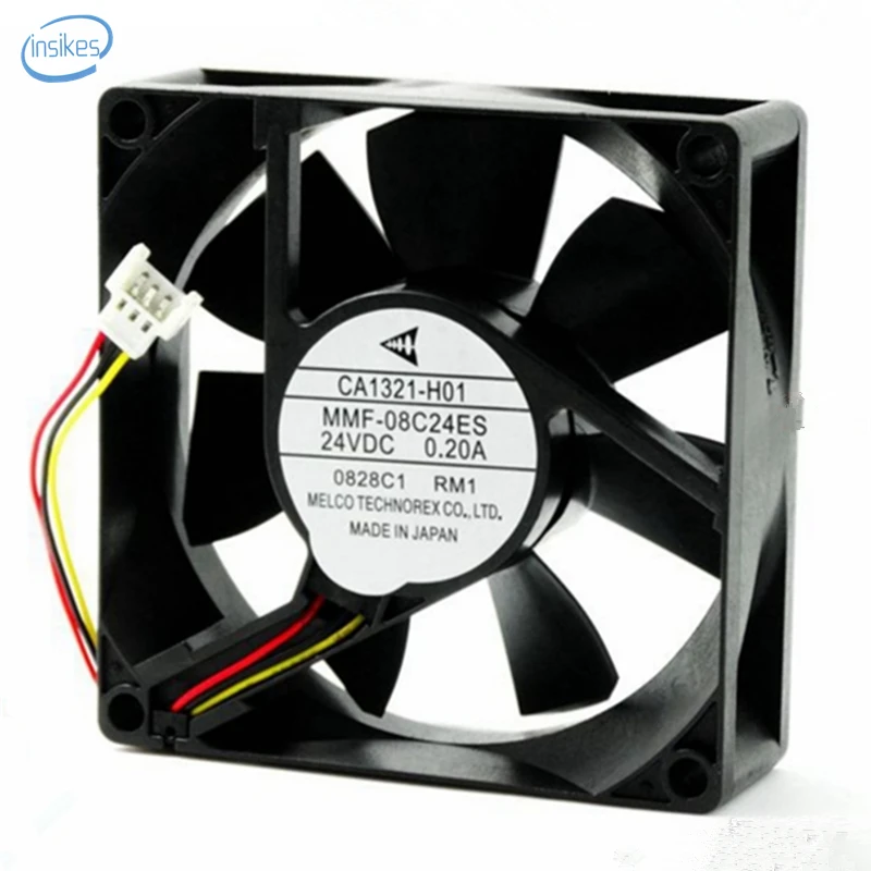MMF 08C24ES Инвертор Вентилятор охлаждения dc 24 В 0.16A 8025 8 см 80*80*25 мм 3 провода|Запасные