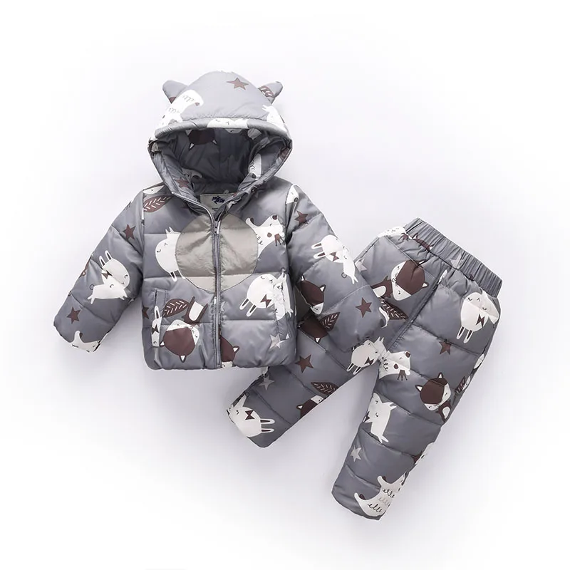 Детские Зимняя одежда Комплект из 2 предметов пуховая куртка + штаны для