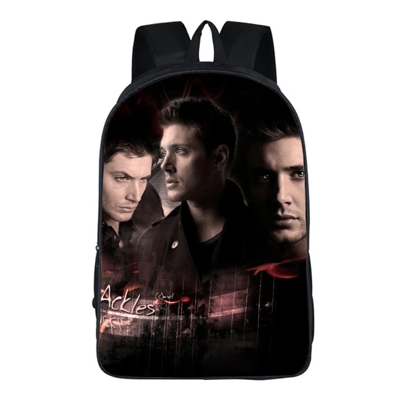 2019 Новый 16 дюймов рюкзак Supernatural демон Охотник братья Винчестеры Сэм Дин дорожная