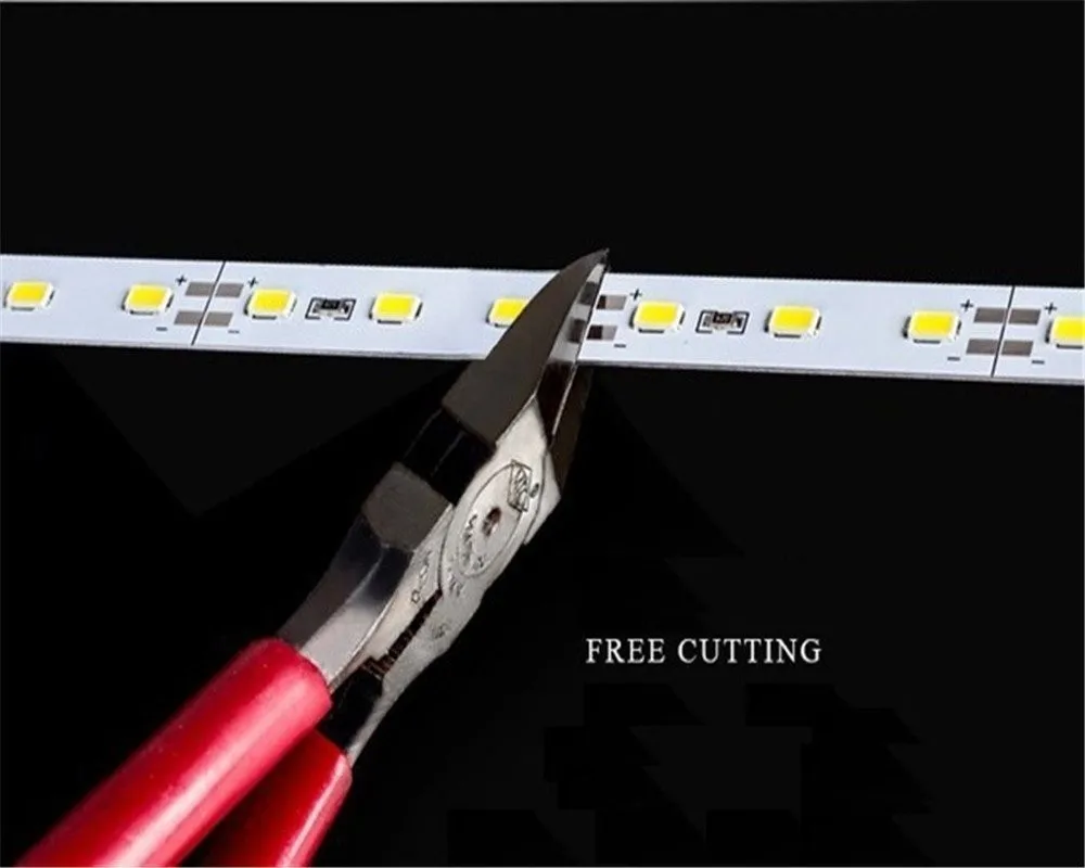 10 шт* 50 см SMD 5630/5730 led Жесткий свет бар DC12V 36 светодиодов по технологии супер яркий алюминиевый сплав светодиодные полосы света для шкафа