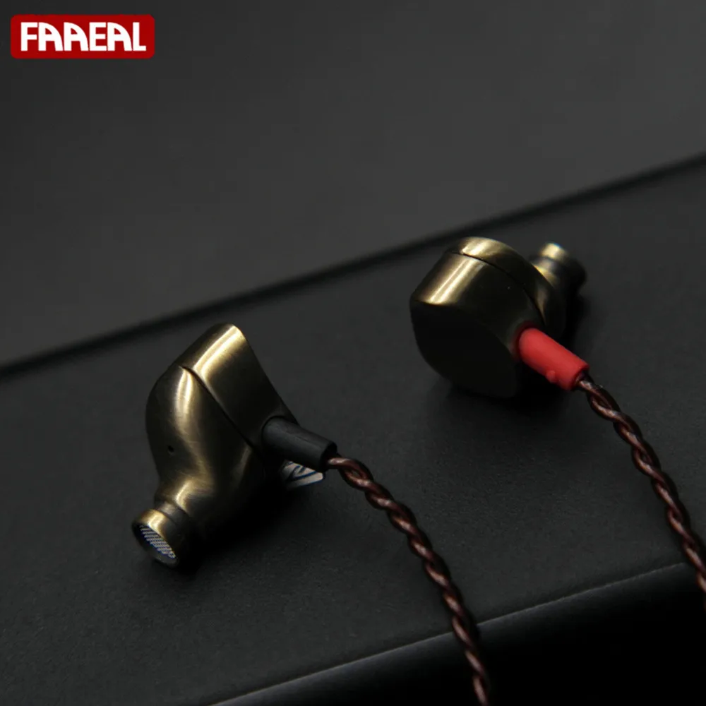 Новые металлические наушники FAAEAL Crescent вкладыши Hifi музыкальные спортивные для