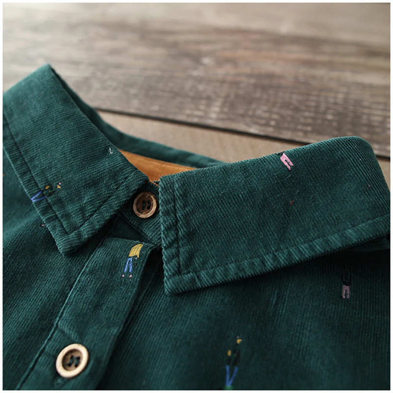 Женское платье рубашка с отложным воротником повседневное винтажное в стиле