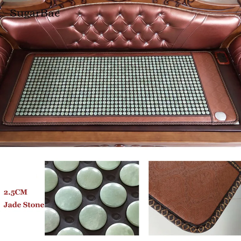 masaje jade mat electirc heating jade mattress best gift for parents free shipping