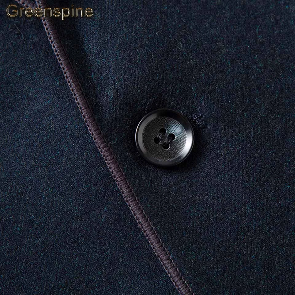 Новый Для мужчин модные Блейзер Бизнес Повседневное Slim Fit пиджак мужской пальто