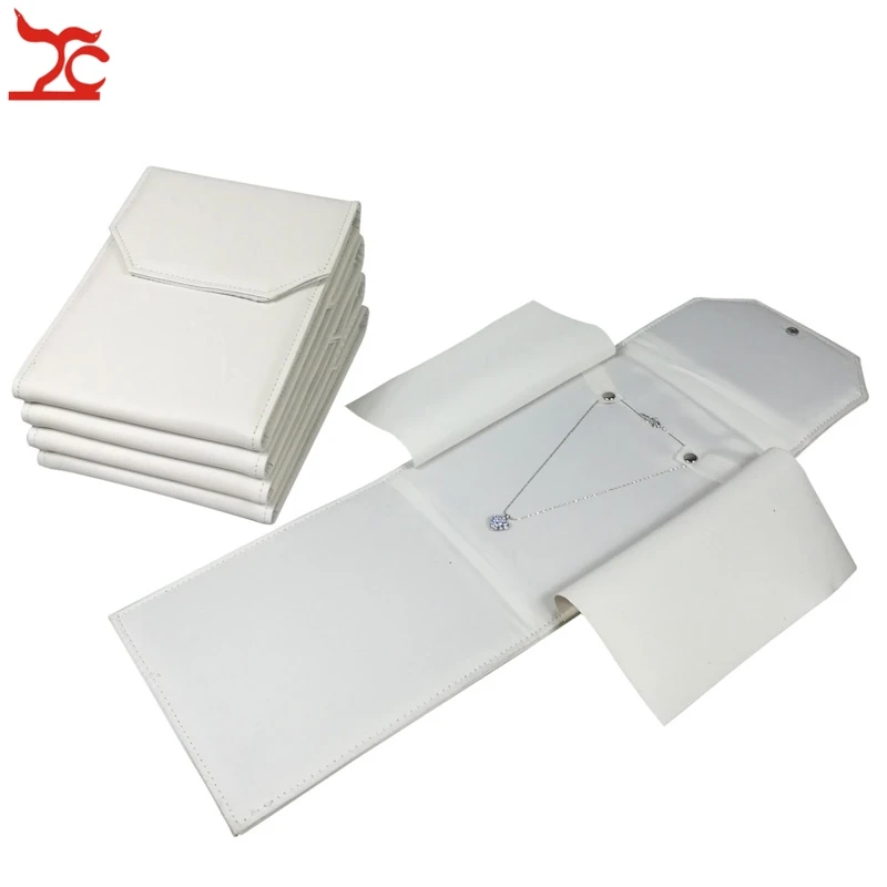 Скидка 5 шт./лот чехол для хранения подвесных цепей кожзам груша органайзер для ювелирных изделий ожерелье дисплей дорожная сумка жемчужная папка ...