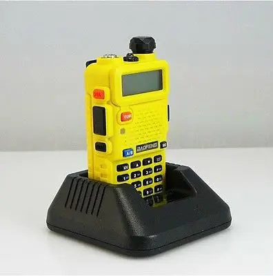 BaoFeng UV-5R Yellow 136-174/400-480MHz Dual-Band DTMF CTCSS FM ham 2 way radio | Мобильные телефоны и аксессуары