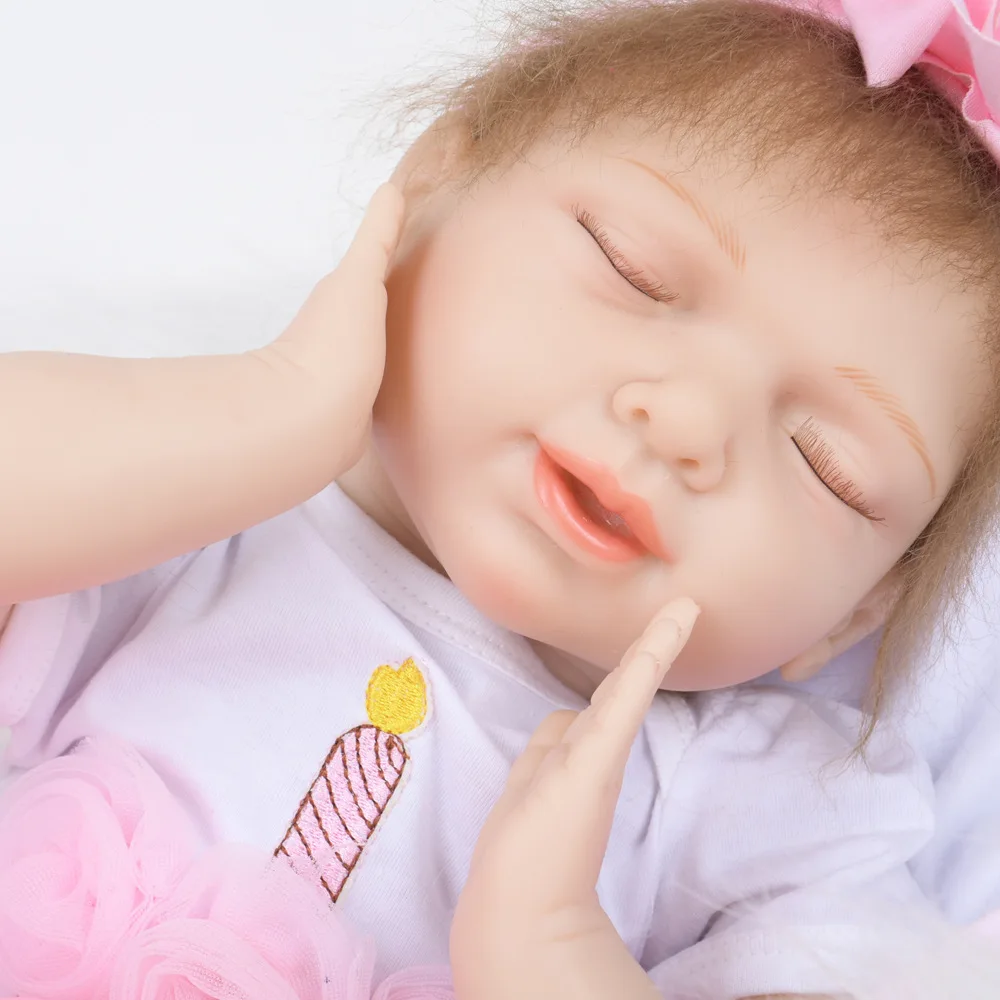 Новый дизайн живой младенец reborn с тканевым телом 55 см Кукла Reborn Baby имитация кукла
