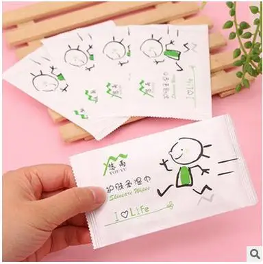 20 упак./лот влажных салфеток влажное полотенце стерилизатор дорожная сумка для