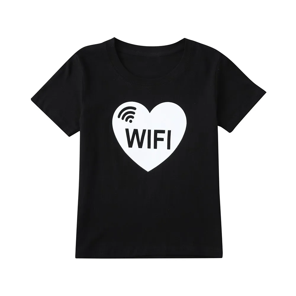 SZYADEOU/детская одежда детская футболка Топы с короткими рукавами и буквенным