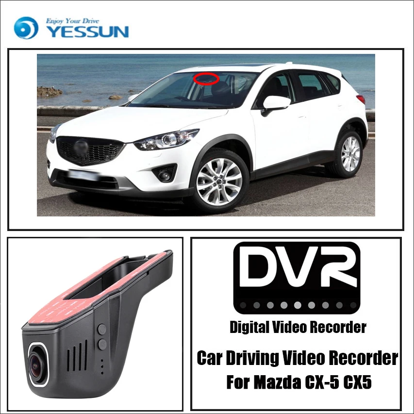 YESSUN для Mazda CX 5 CX5 автомобильный видеорегистратор DVR Мини приложение управления Wifi