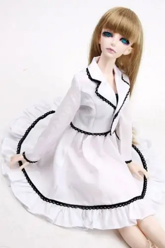 

[Wamami] 245 белая одежда/платье/костюм 1/4 MSD BJD Dollfie