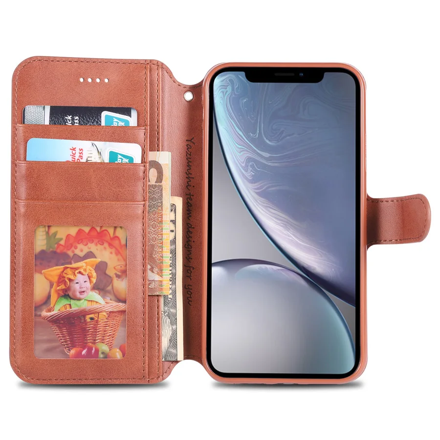 Кожаный чехол-книжка для Iphone 11 pro Xs Max Xr X 11pro Luxury Wallet Phone Cover 6 6s 7 8 Plus 8plus Card Holder Coque on.