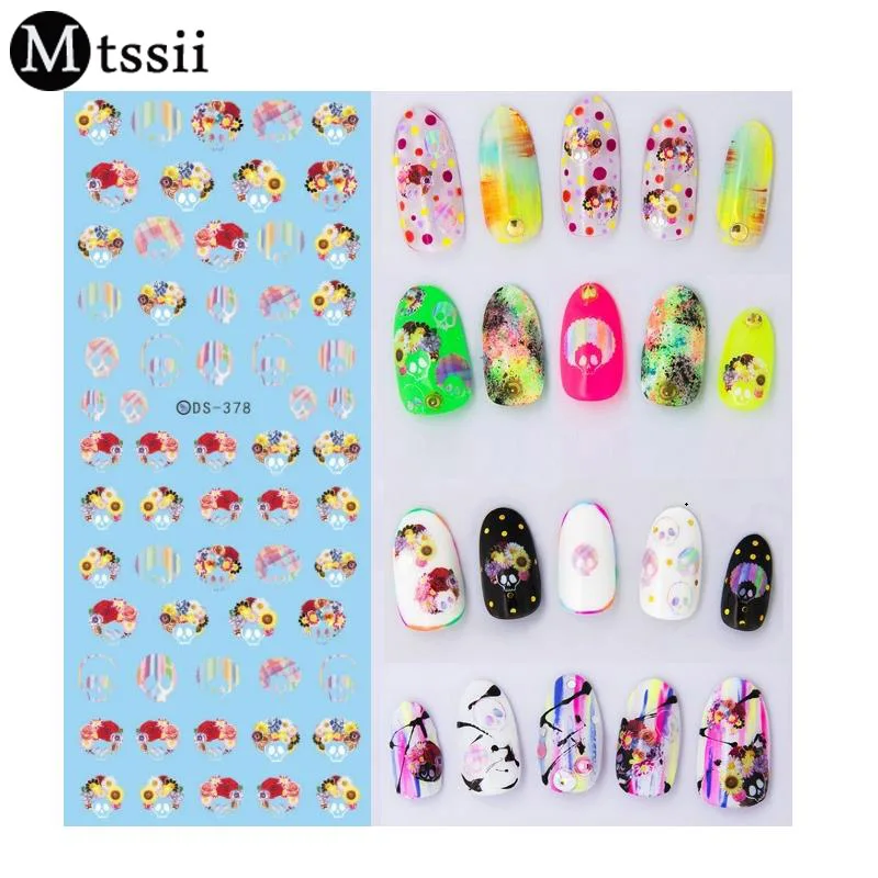Наклейка для дизайна ногтей 11 видов стилей новинка 2017 стикер в стиле харадзюку